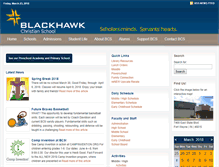 Tablet Screenshot of blackhawkchristian.org